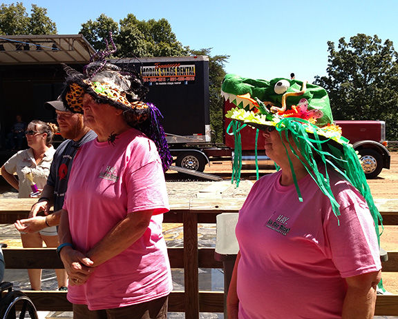Crazy Hats at the fair